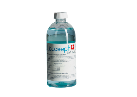 LISCOSEPT Soft Gel d&#233;sinfect mains couv vis 500 ml